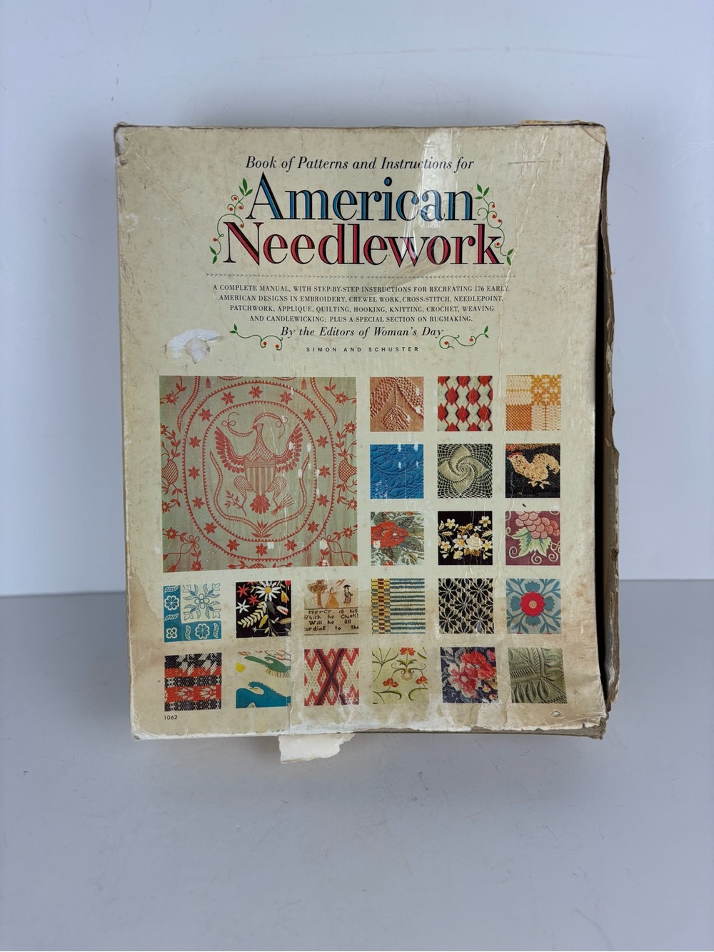 Vintage” Book of Patterns for Needlework”Variety from Crewel to Quilting/missing